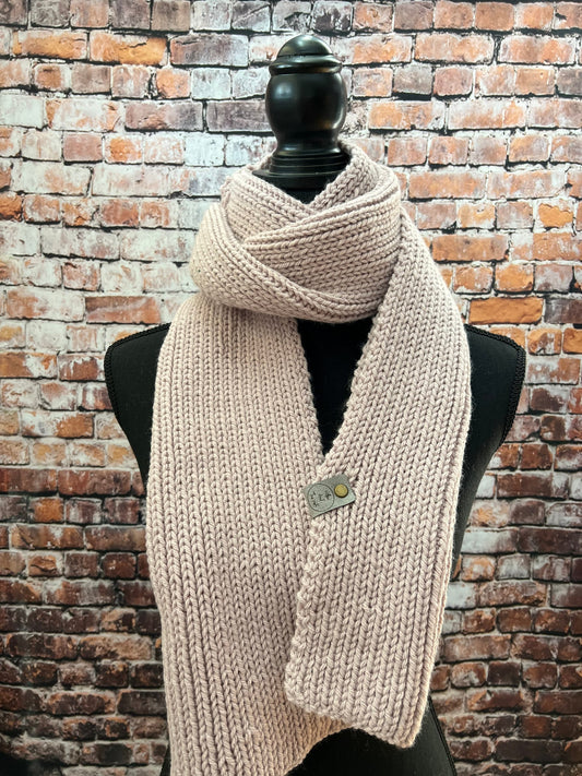 Women’s Winter Long Knit scarf. The Downtown Scarf.  Ribbed Women’s Knit Scarf. Luxury Knit Scarf. Long Women’s Scarf.