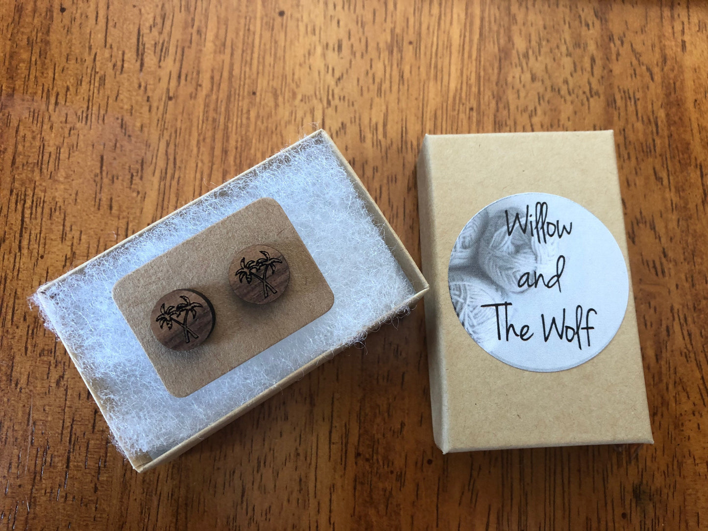Palm Tree Engraved Earrings. Vacation Earrings. Beach Earrings. Laser Engraved Earrings. Gift for Her.