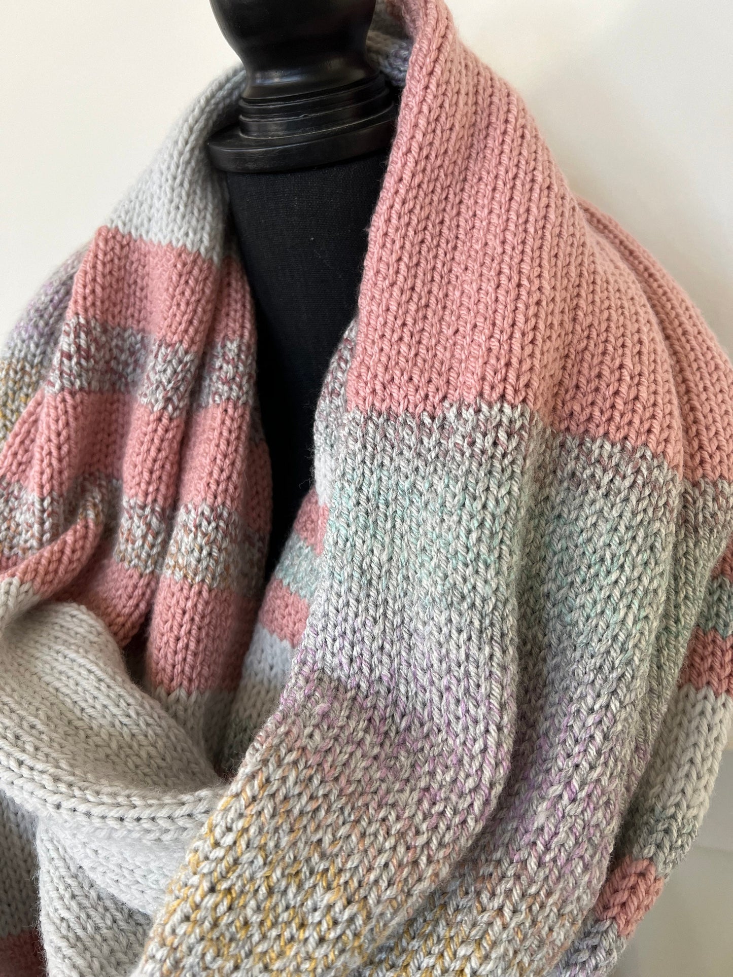 Oversized Women’s Knit Scarf. Taylor Scarf. Blanket Scarf. Knit Cowl